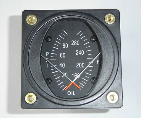 Συνδυασμός 100 psi 2 1/4 "διπλή πετρέλαιο αεροσκάφη μανόμετρο και Temp Guages PT2-10P30F